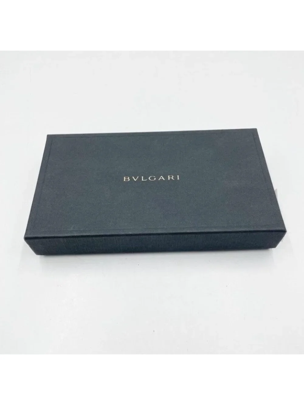 Bvlgari Wallet Black Leather Bifold